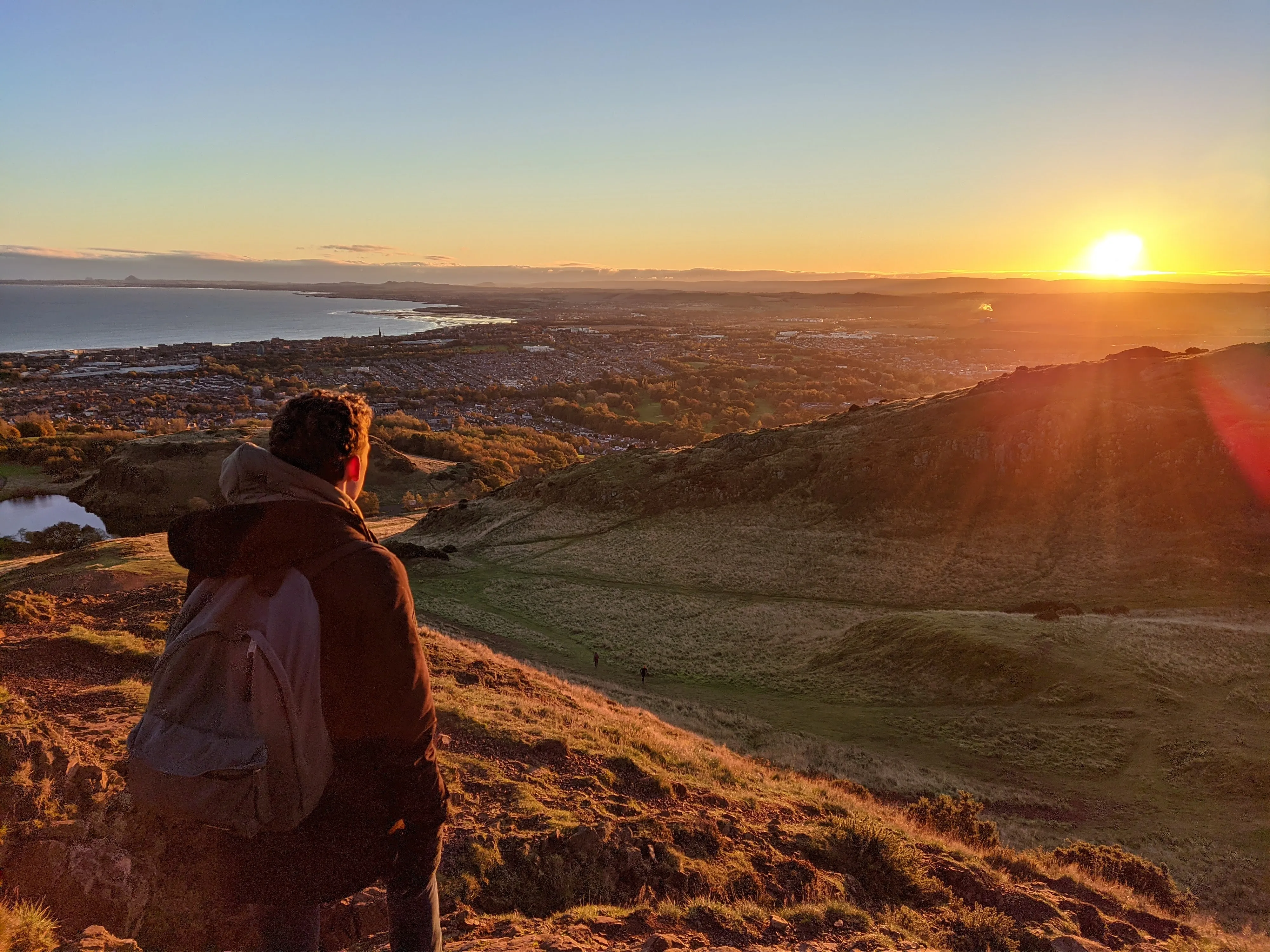 Hiking near Edinburgh, Scotland