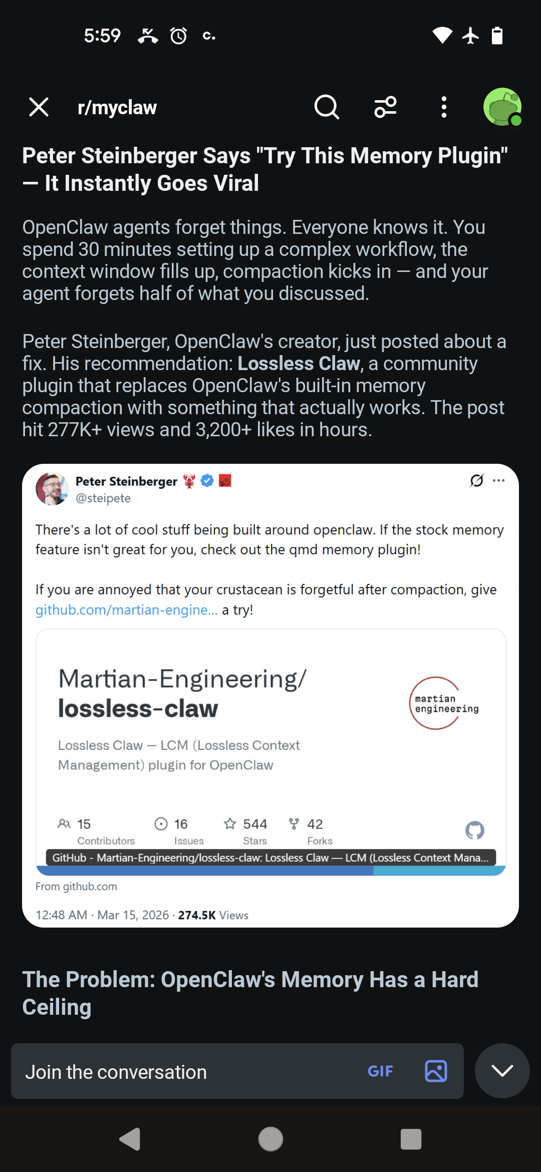 OpenClaw memory plugins comparison graphic summarizing trade-offs between markdown, Mem0, LanceDB, knowledge graphs, SQLite, and QMD